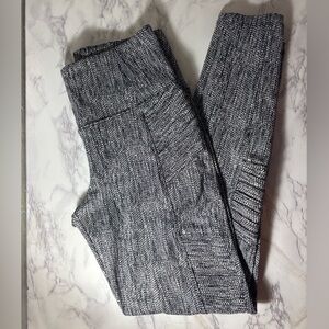 Athleta Women’s  Textured Moto Gray leggings